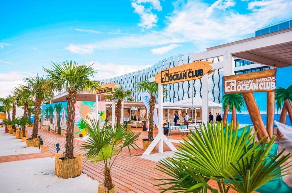 Neubau eines Beachclubs und einer Surf-Welle am Frankfurter Flughafen