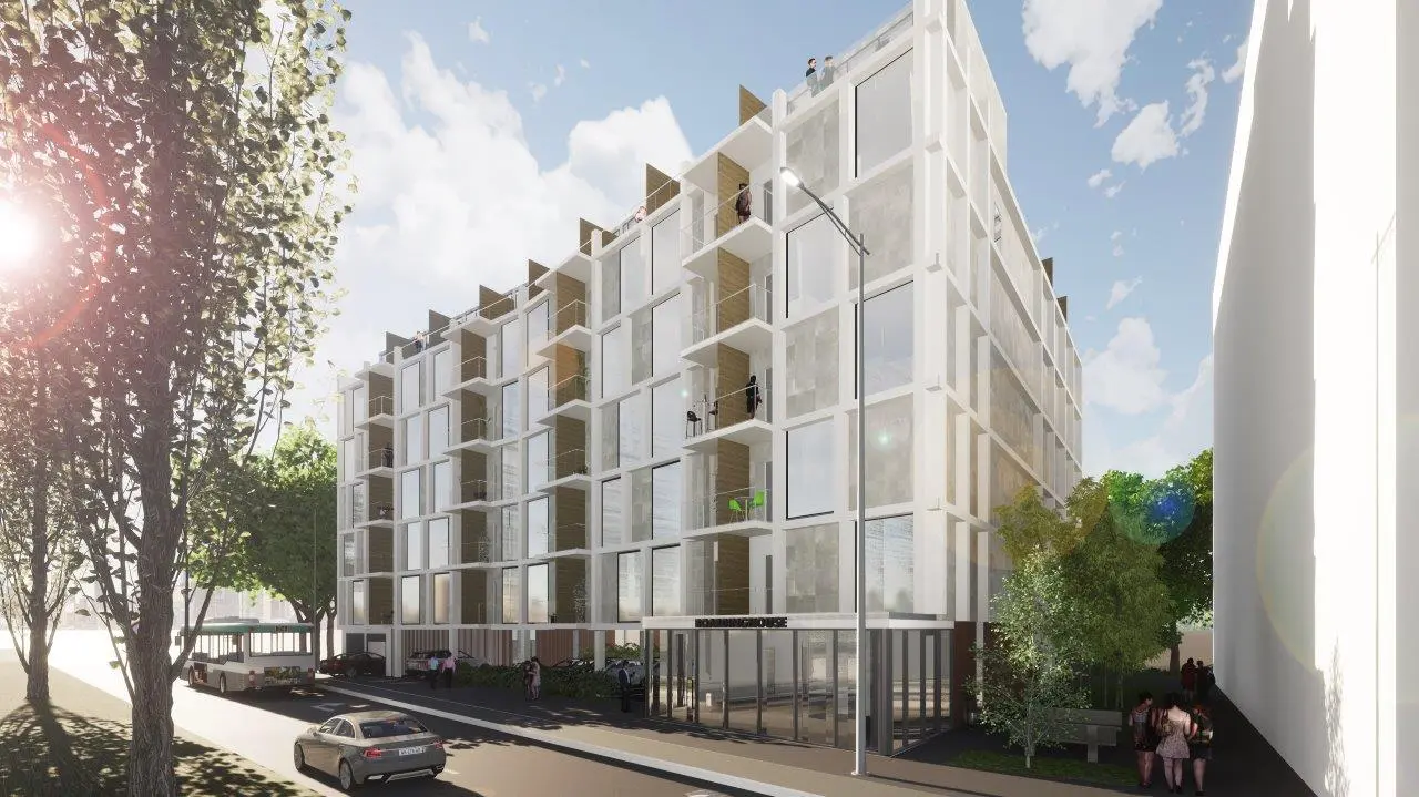 Neubau einer Wohnanlage / eines Boardinghauses mit 50 Wohneinheiten und Stellplätzen in Mainz