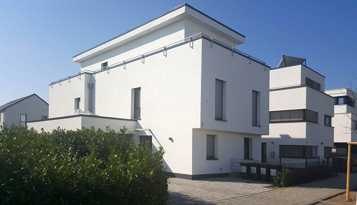 Neubau eines Einfamilienhauses mit Garage in Frankfurt am Main