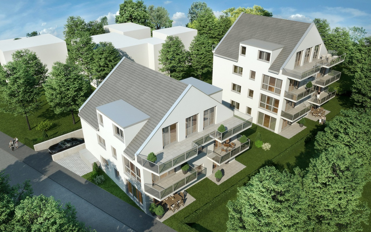 Neubau von zwei Mehrfamilienhäusern mit 21 Tiefgaragenstellplätzen in Friedrichsdorf
