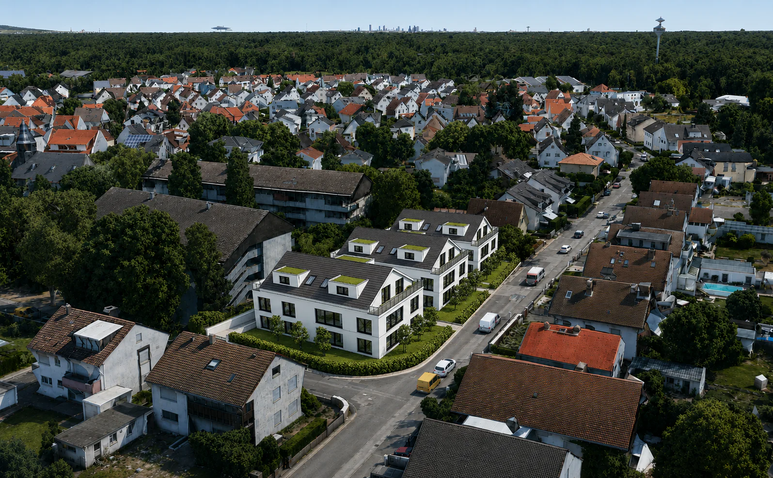 Neubau einer betreuten Wohnanlage mit gemeinsamer Tiefgarage