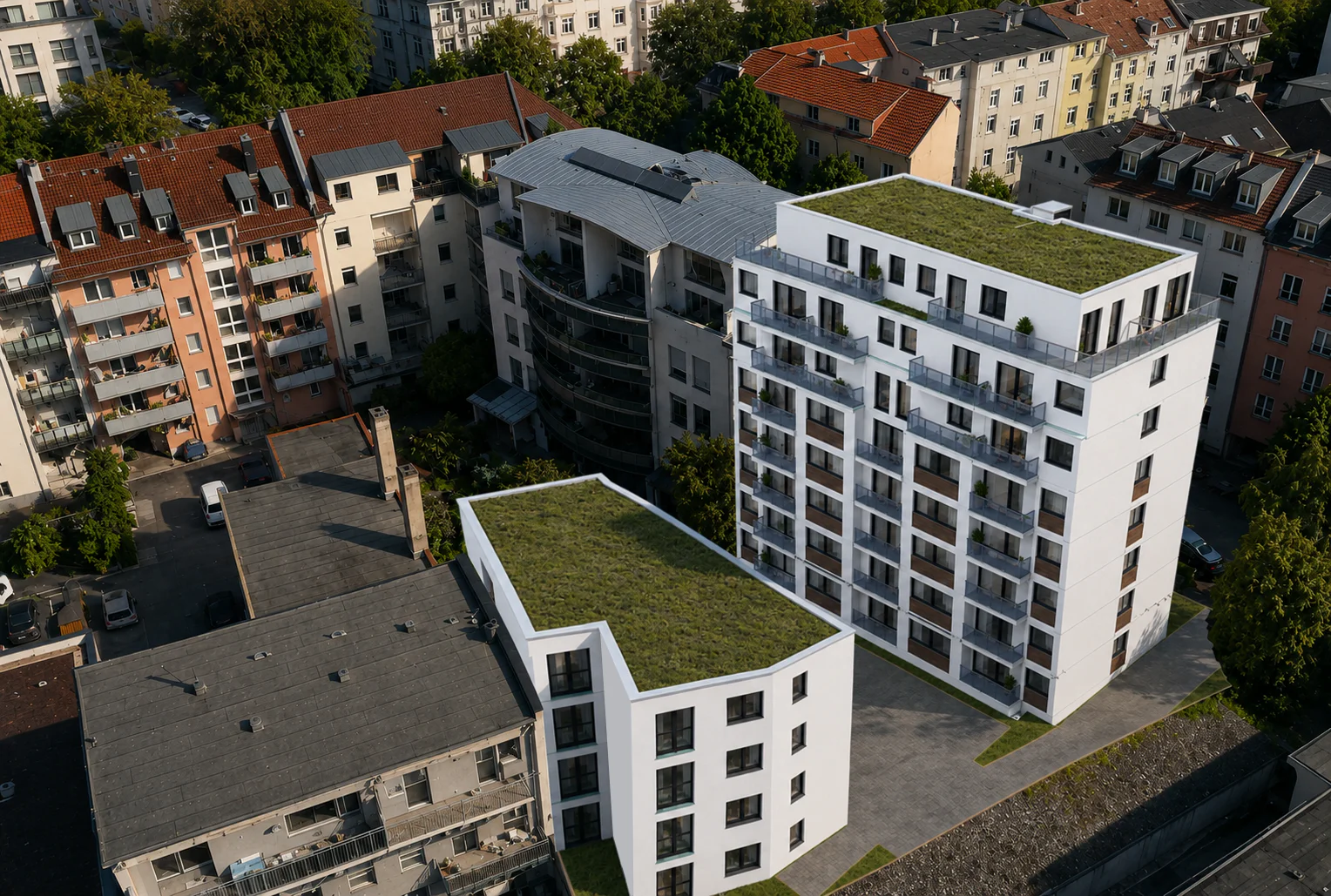 Energetische Sanierung und Neubau von Wohnungen in Offenbach am Main